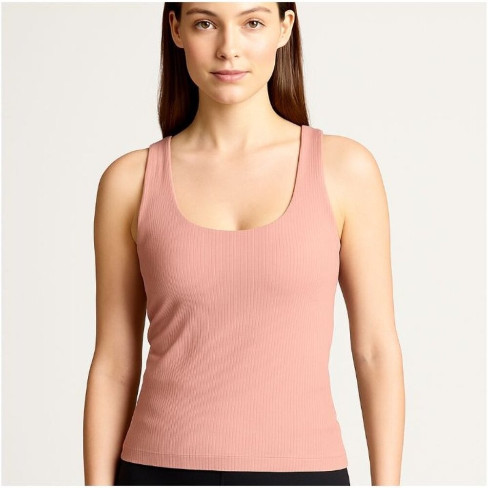 DYI Women's Performance Shelf Tank Top Mellow Rose Size Medium
